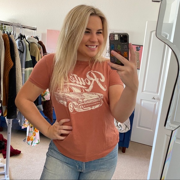 Altar’d state peach Route 66 graphic tee car - Picture 3 of 3